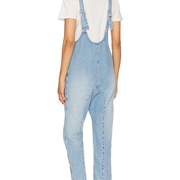 We The Free Blue Denim Overalls Classic Style - Picture 2 of 8